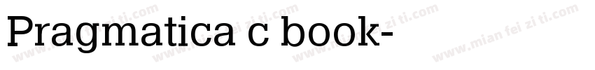 Pragmatica c book字体转换